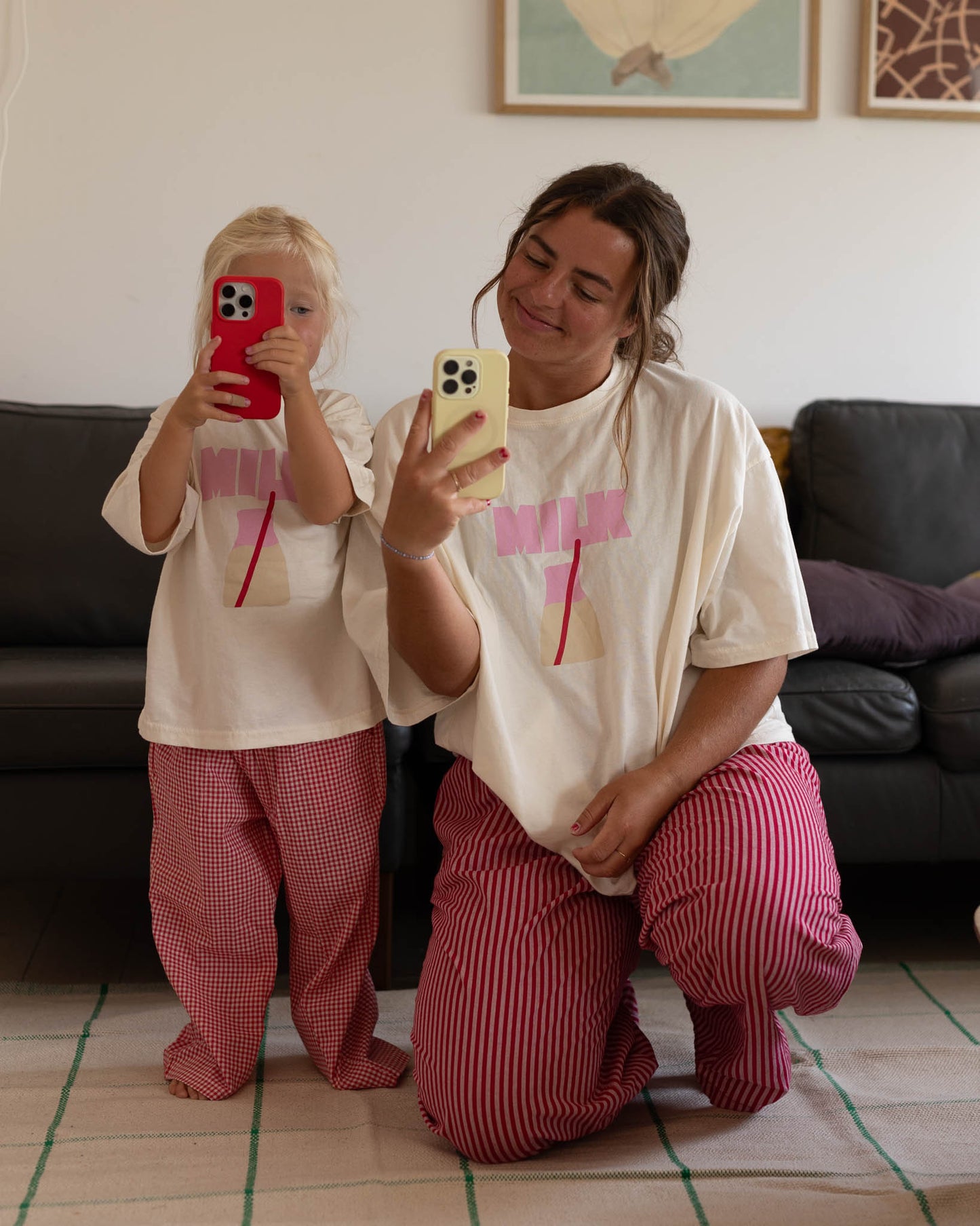 pink milk tee kids