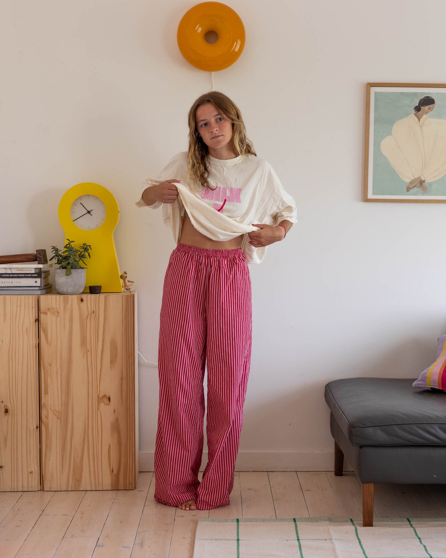 PREORDER womans Lottie stripe pants