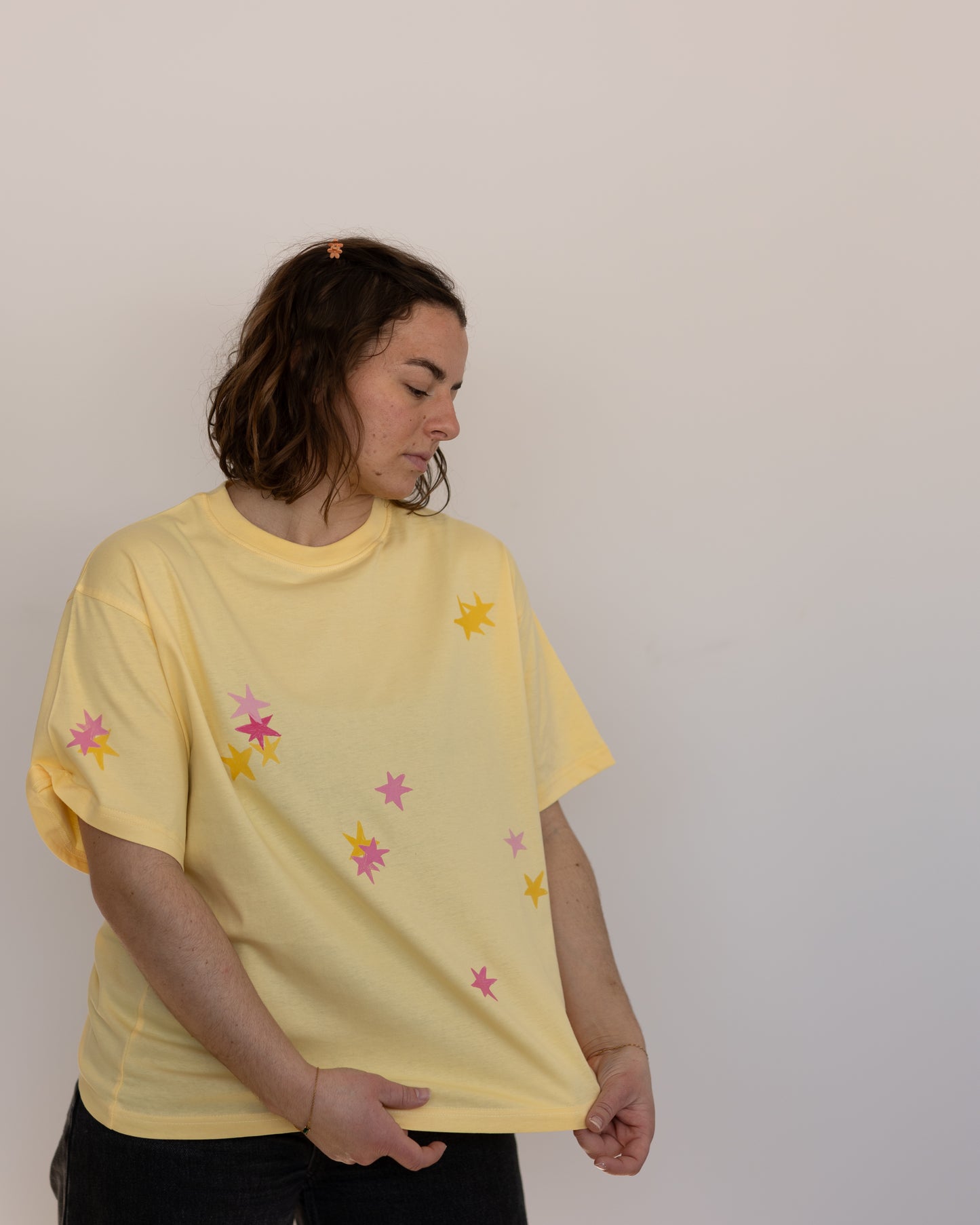 woman's starry tee