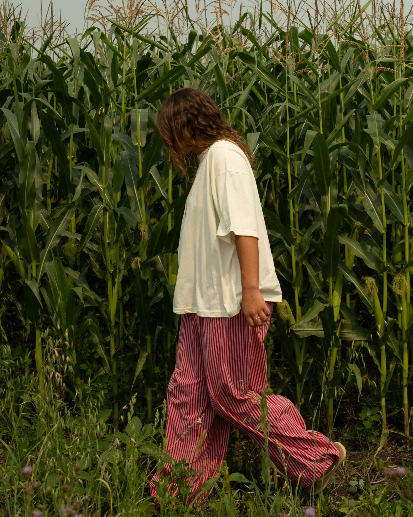 PREORDER womans Lottie stripe pants