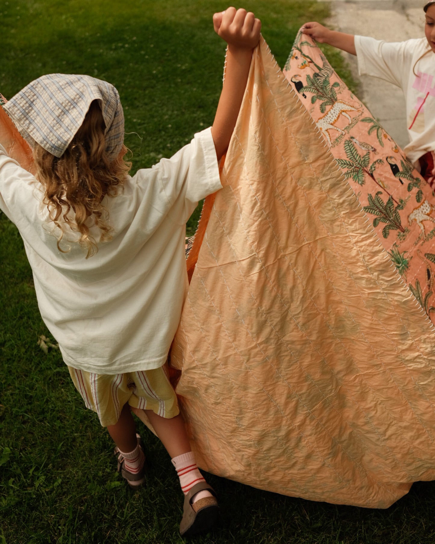 nevermind the monkey kantha throw
