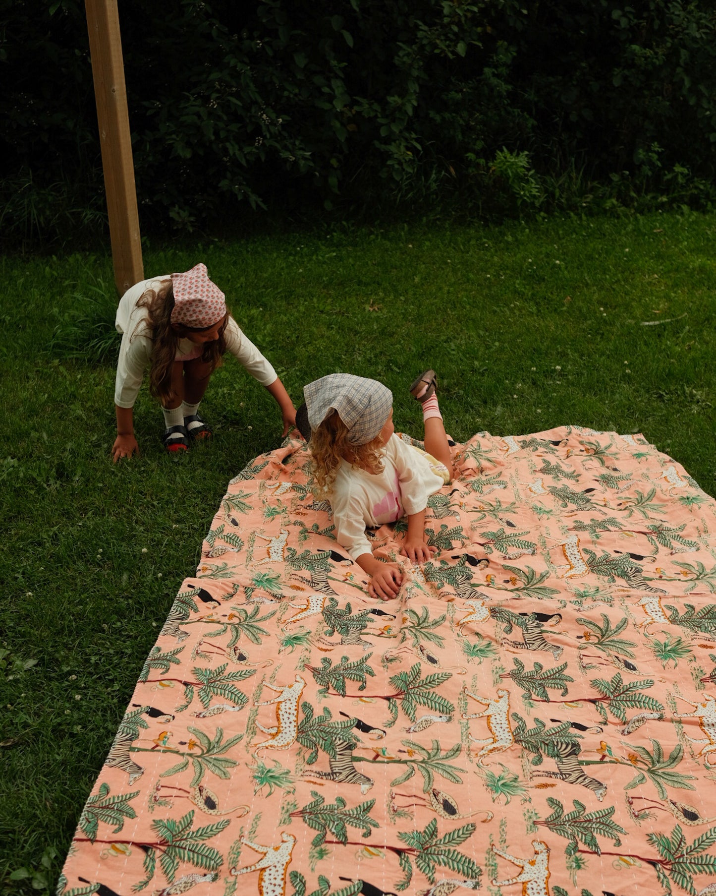 nevermind the monkey kantha throw