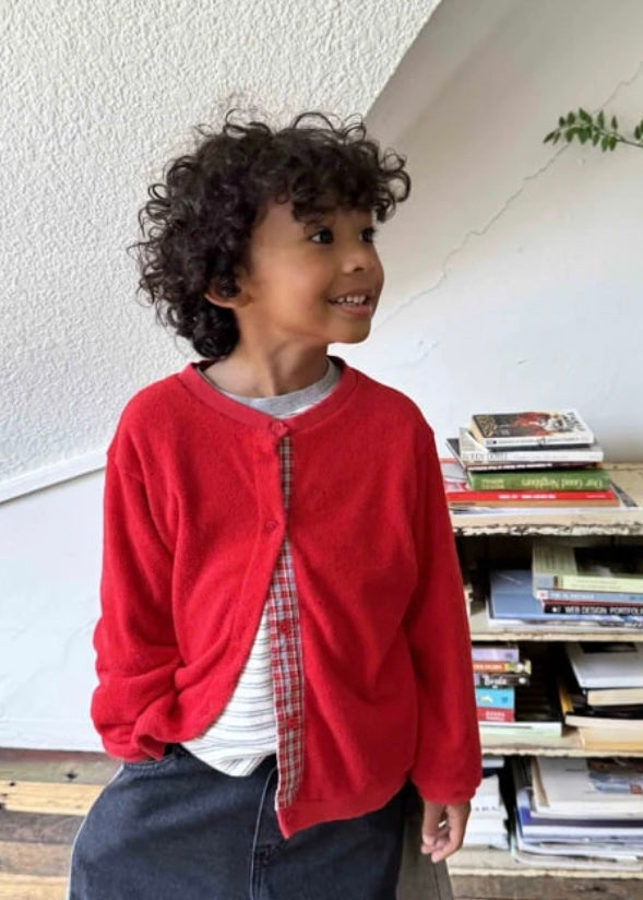 terry cardigan