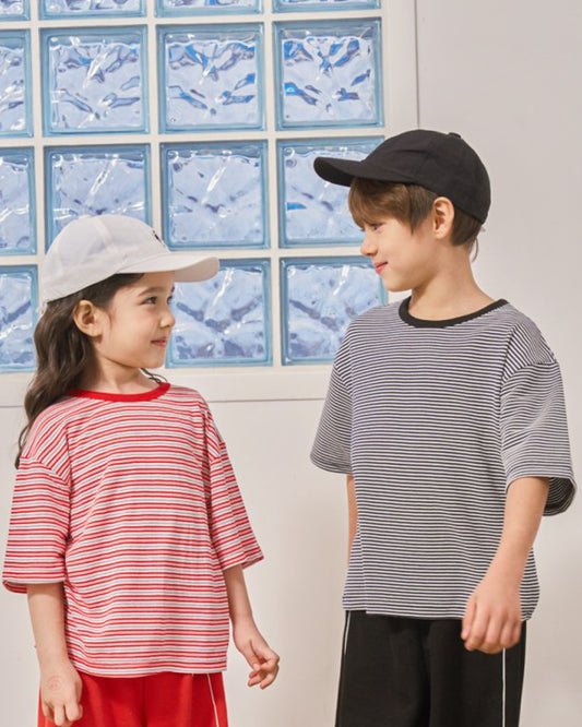 strawberry stripes tee