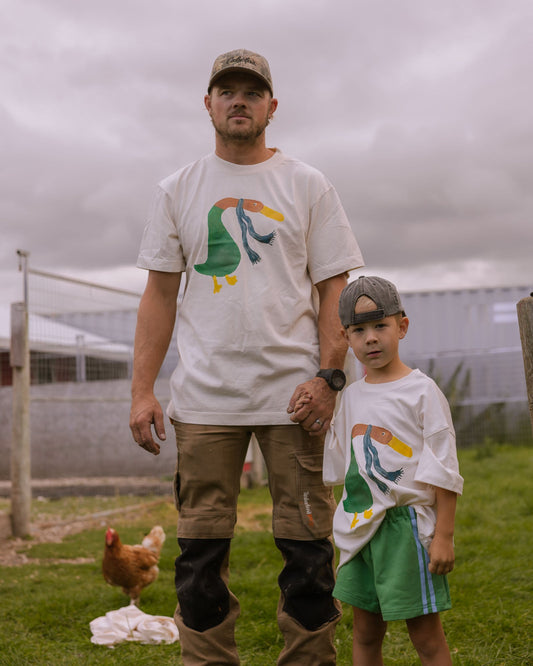 mens silly goose tee - Pigeon said please