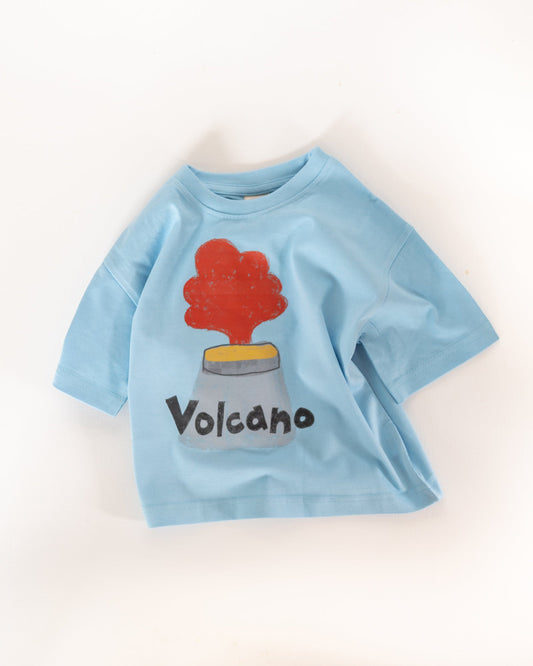 volcano tee - Pigeon said please