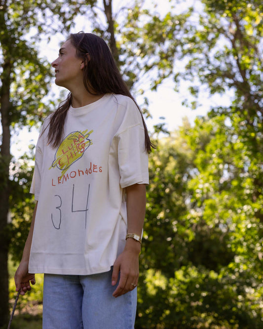 womans lemonade stand tee