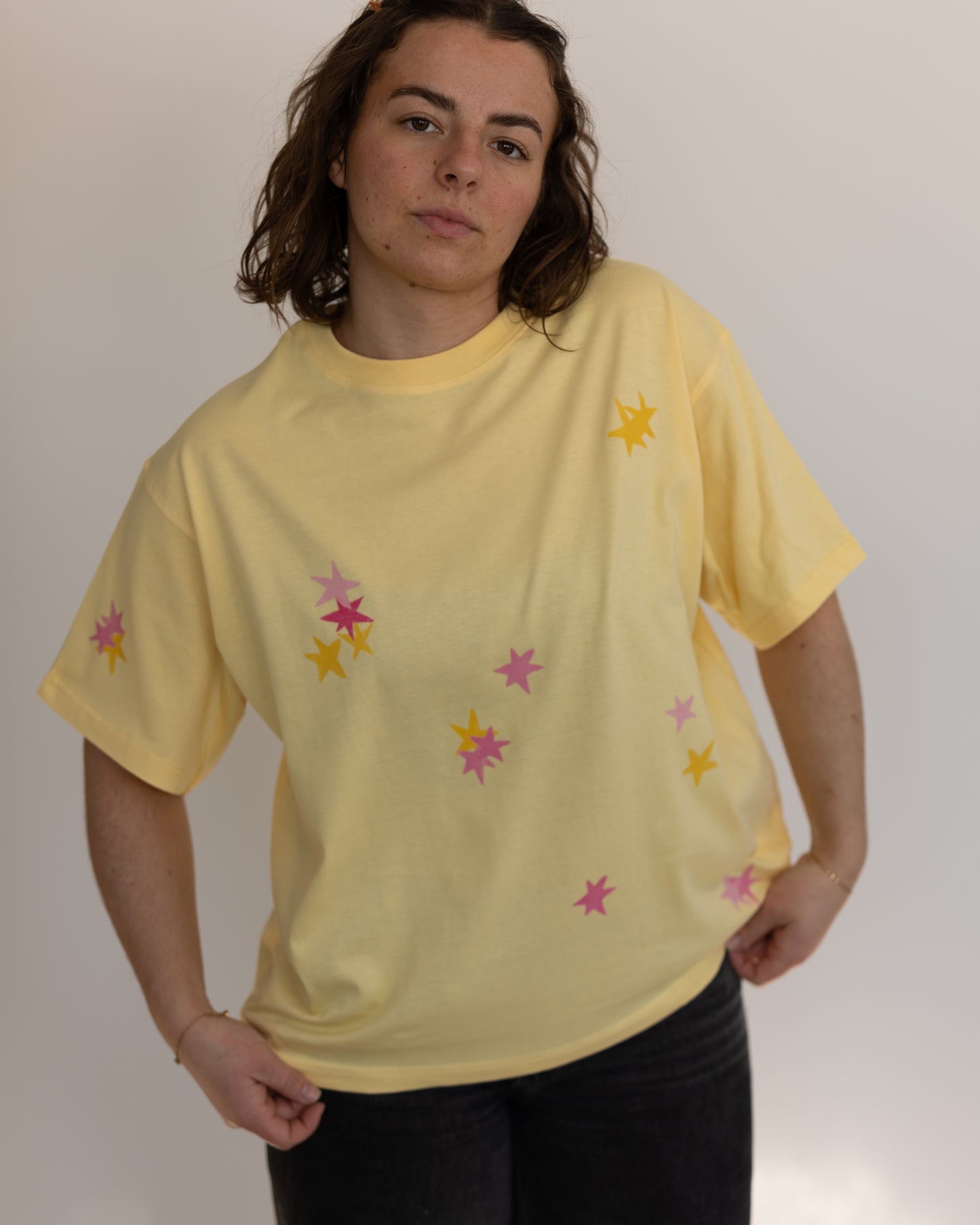 woman's starry tee