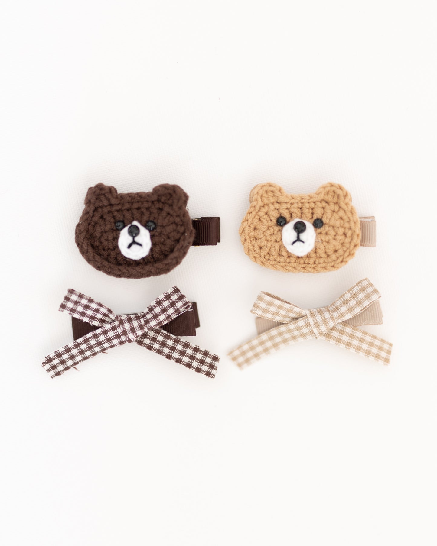 bear hair bow