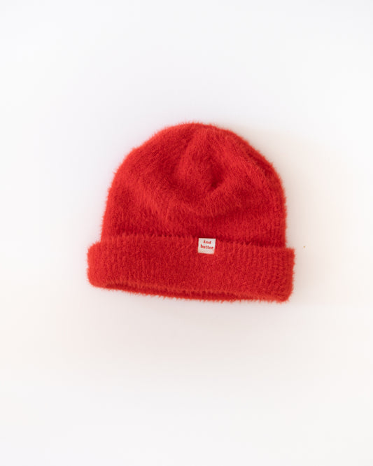 fuzzy beanie