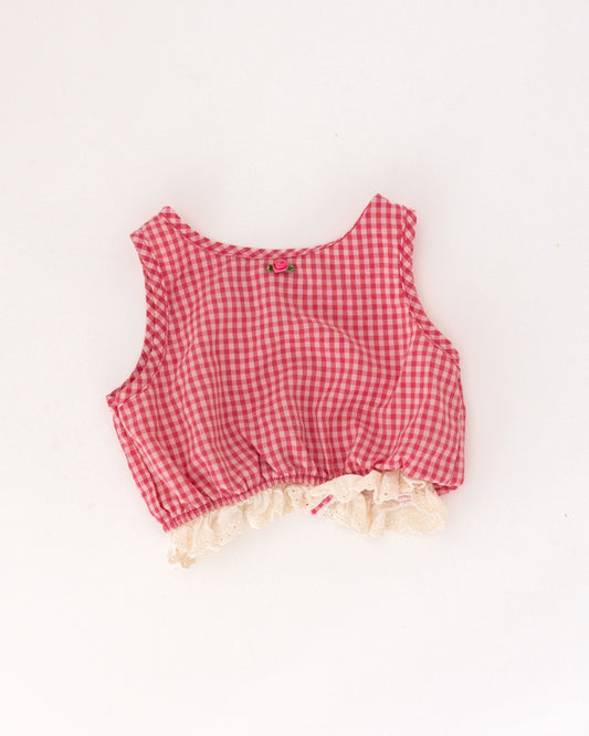 gingham blouse