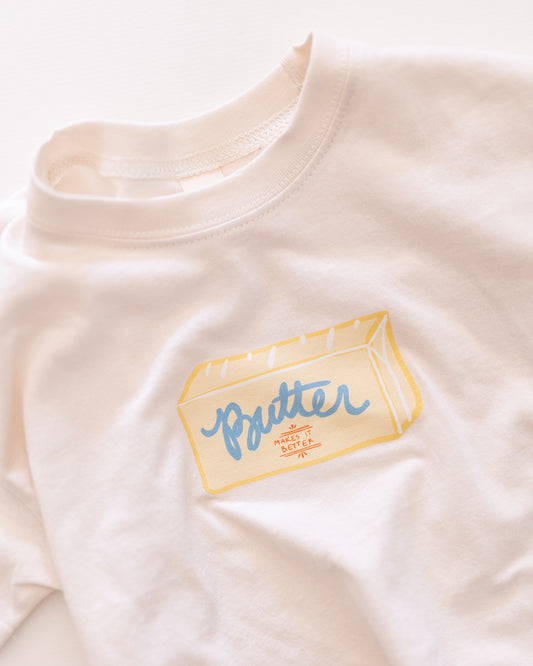 kids butter stick tee