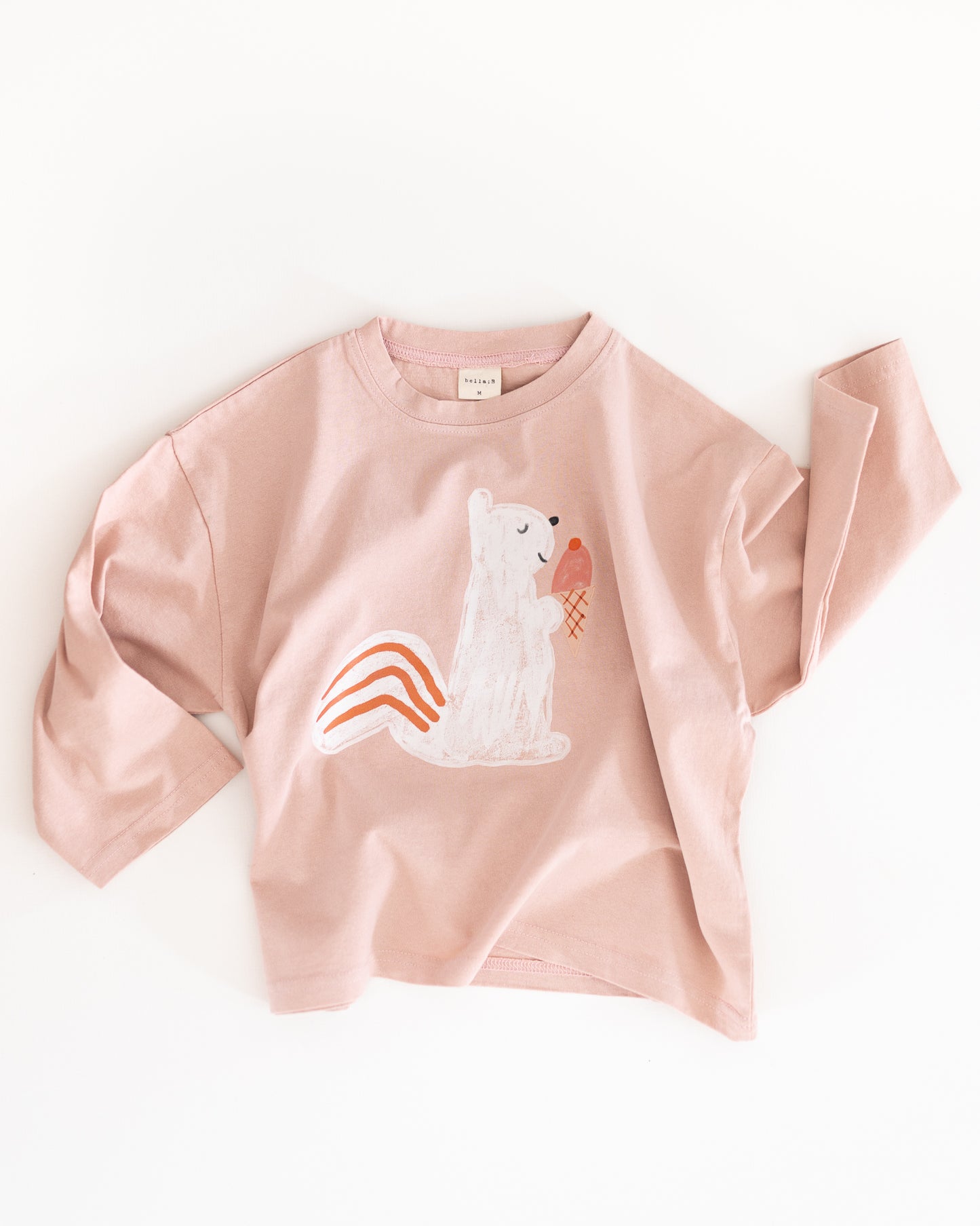 ice cream squirrel tee