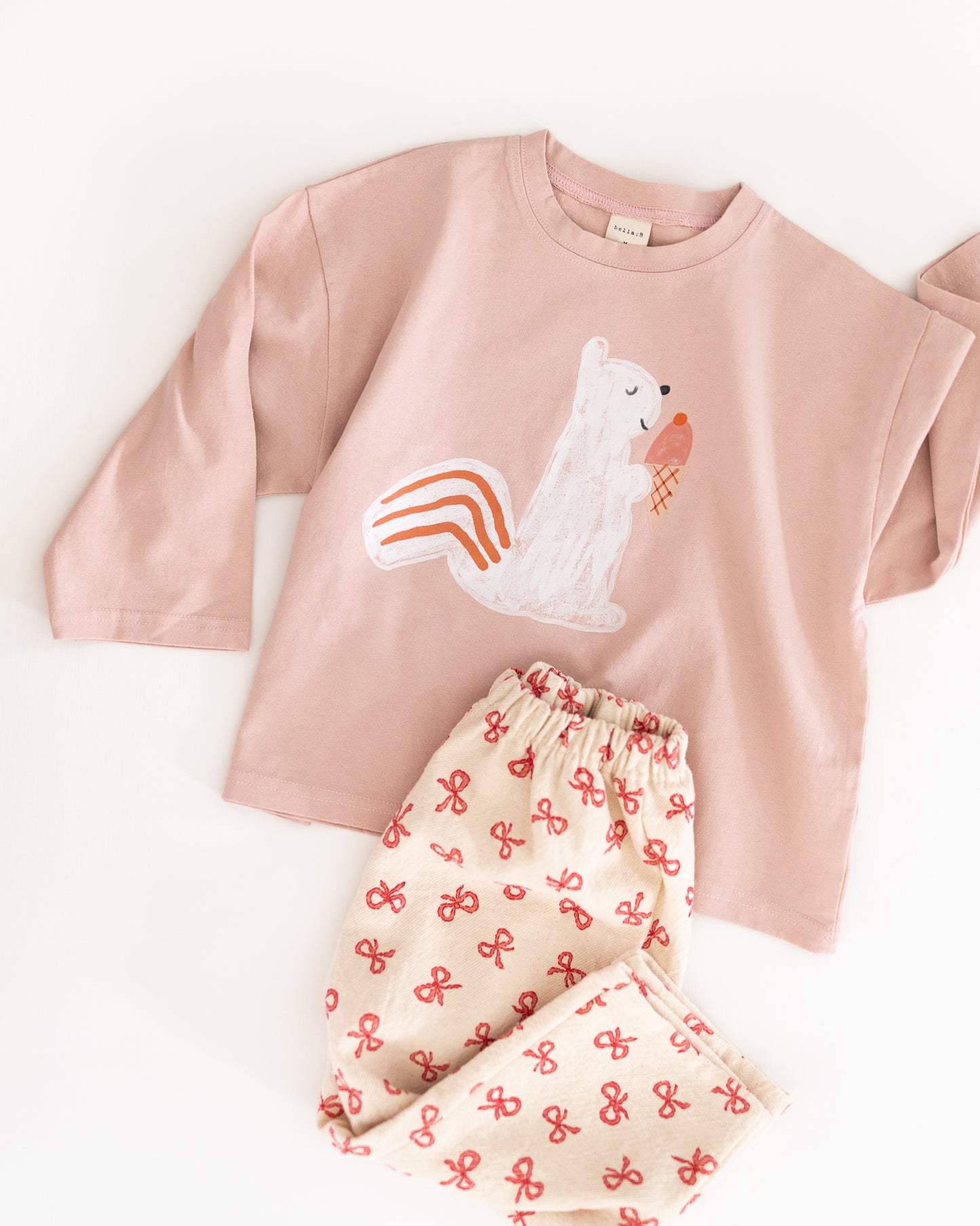 ice cream squirrel tee