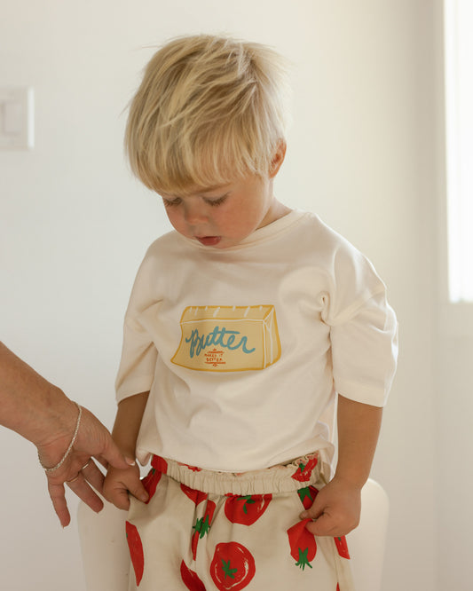kids butter stick tee