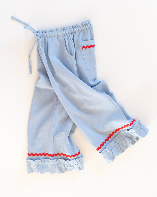 PREORDER kids ruffle pants