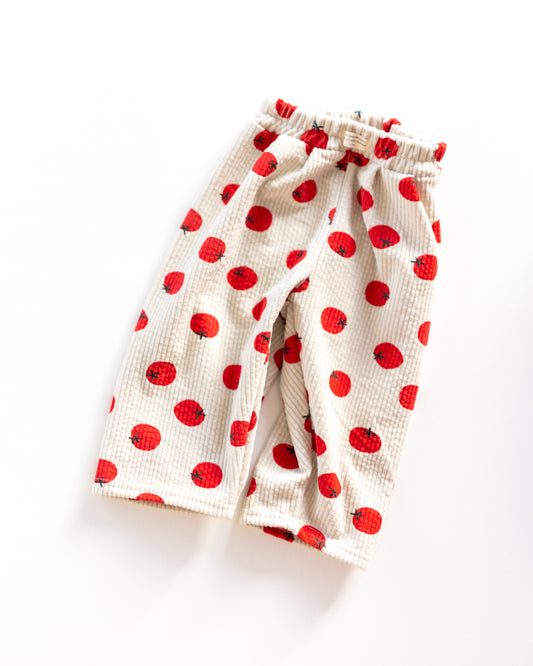 ribbed tomato pant