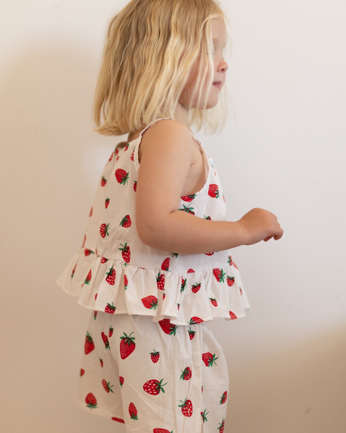 strawberry frill top