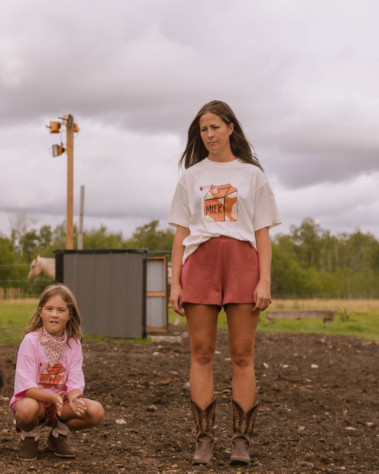 womans choccy milk tee