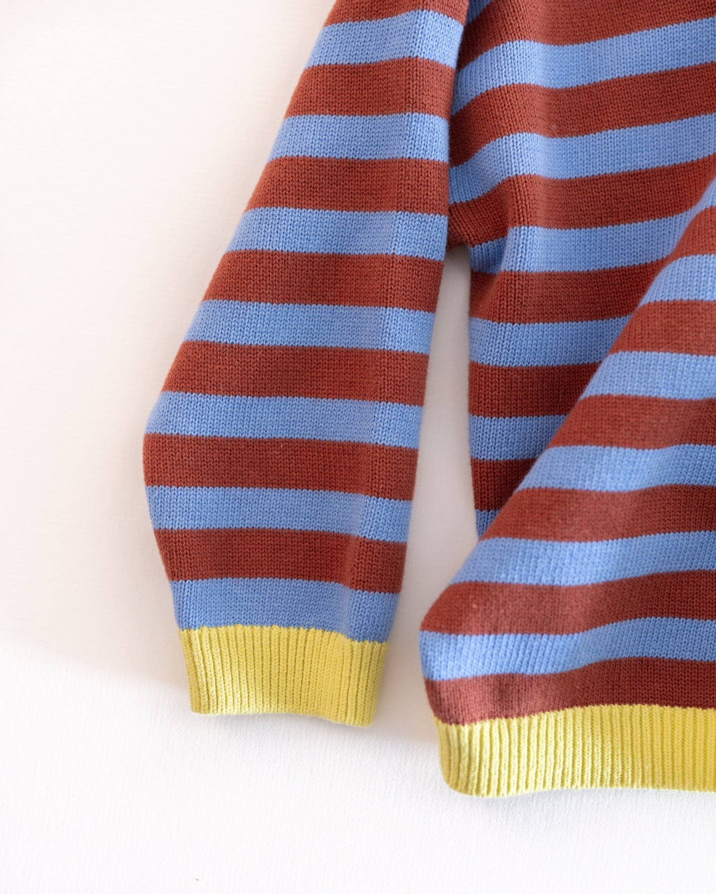 stripe knit pullover