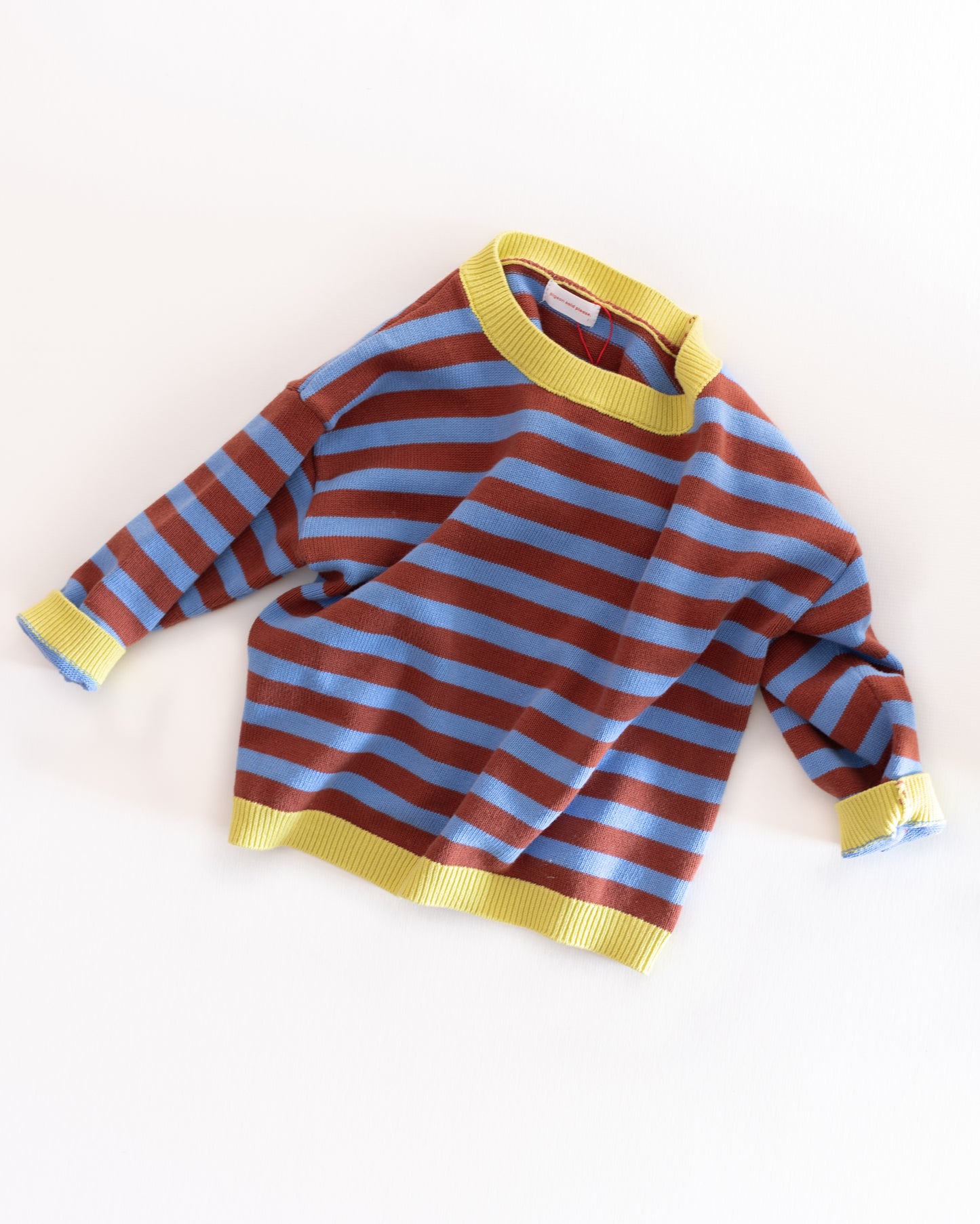 stripe knit pullover