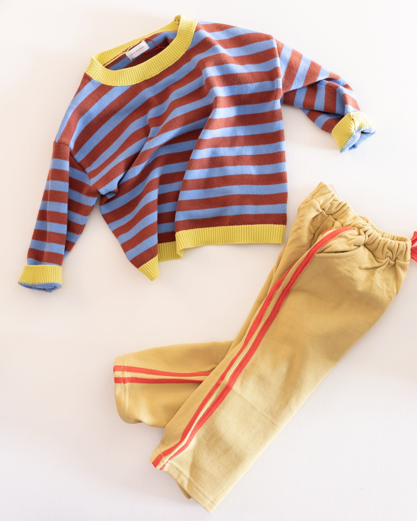 stripe knit pullover