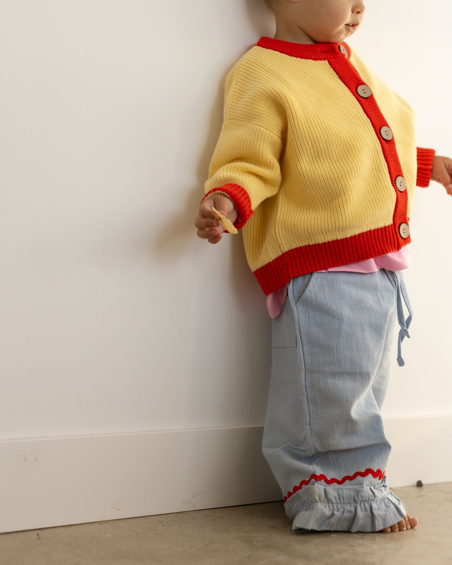 chunky knit cardigan