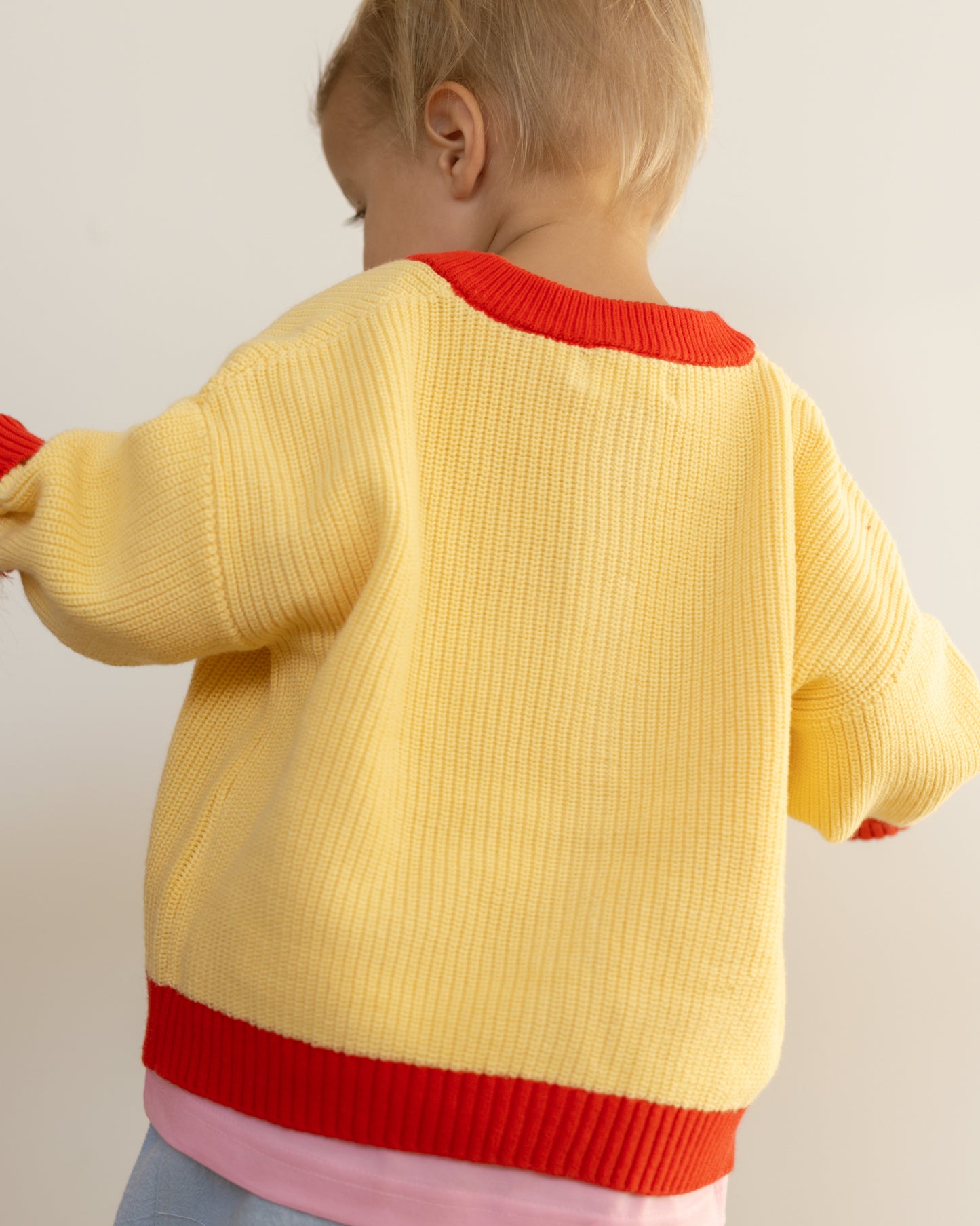 chunky knit cardigan