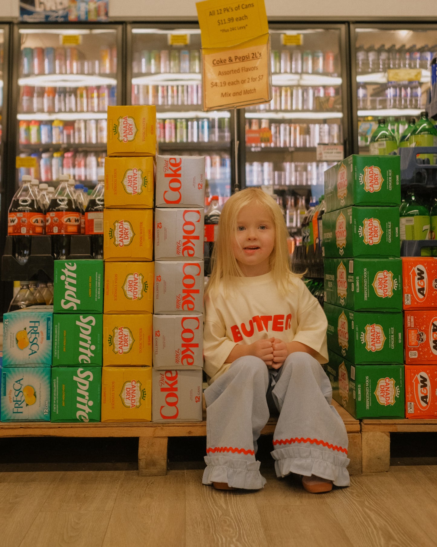 PREORDER kids ruffle pants