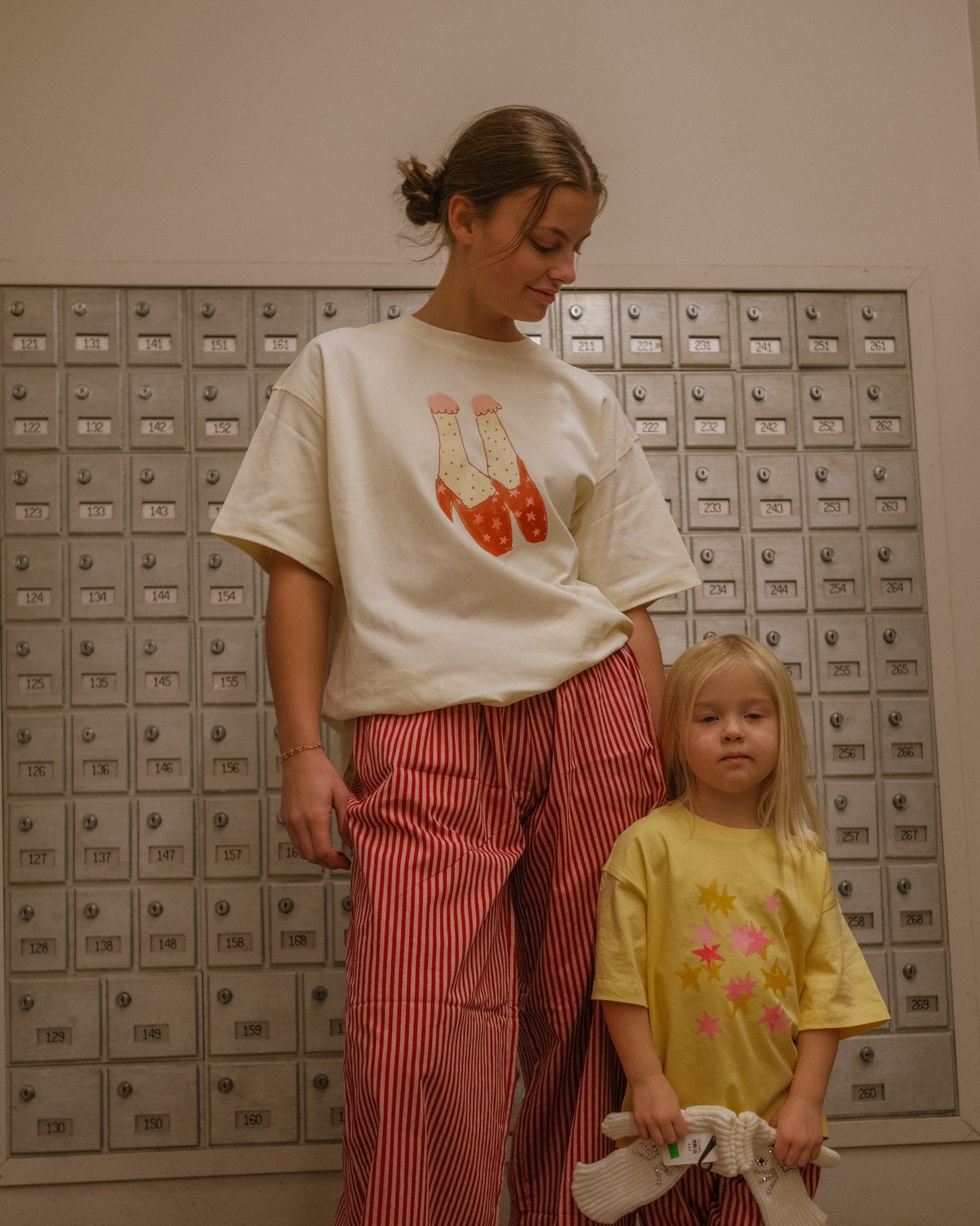 womans starry heels tee