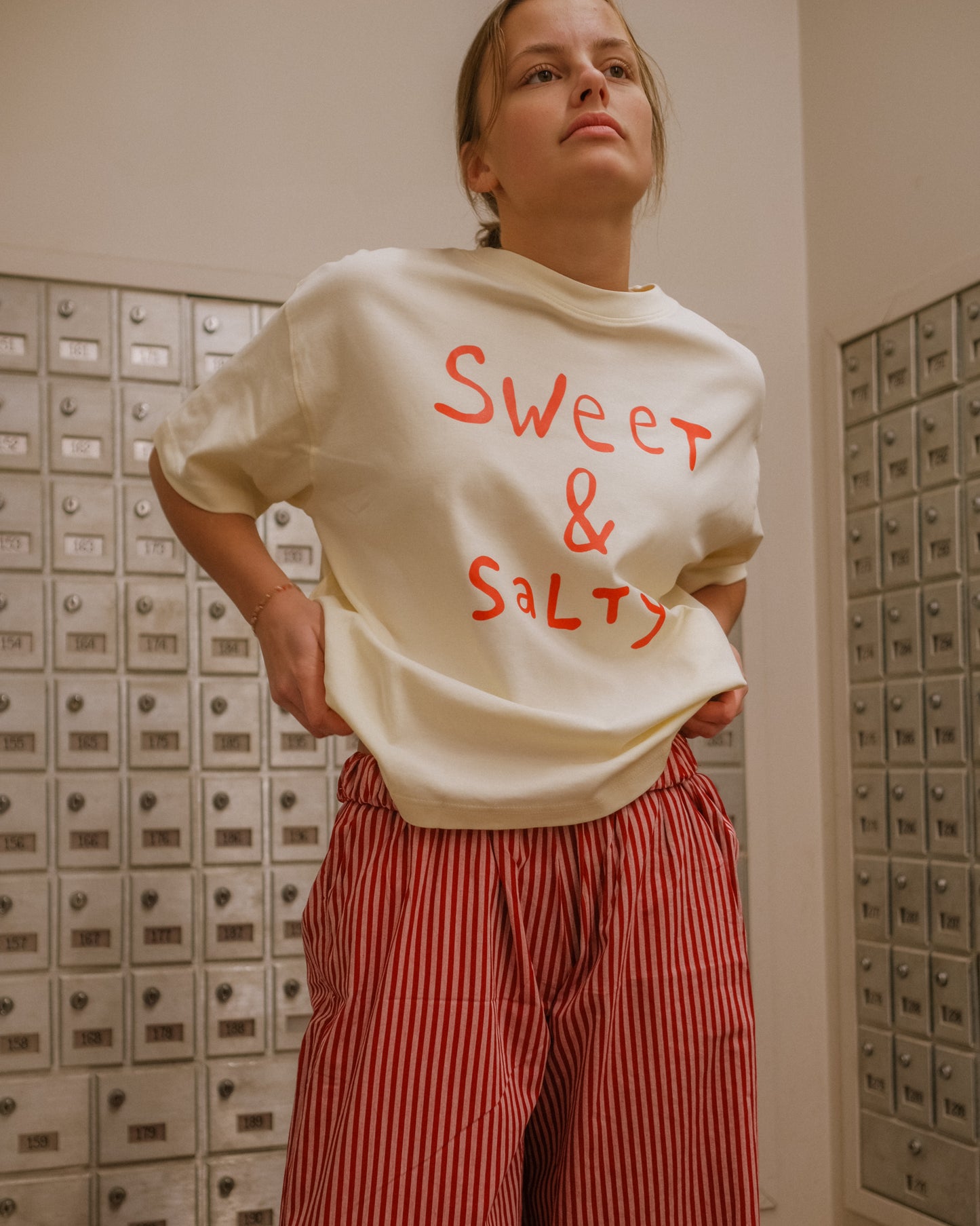 womans sweet and salty tee