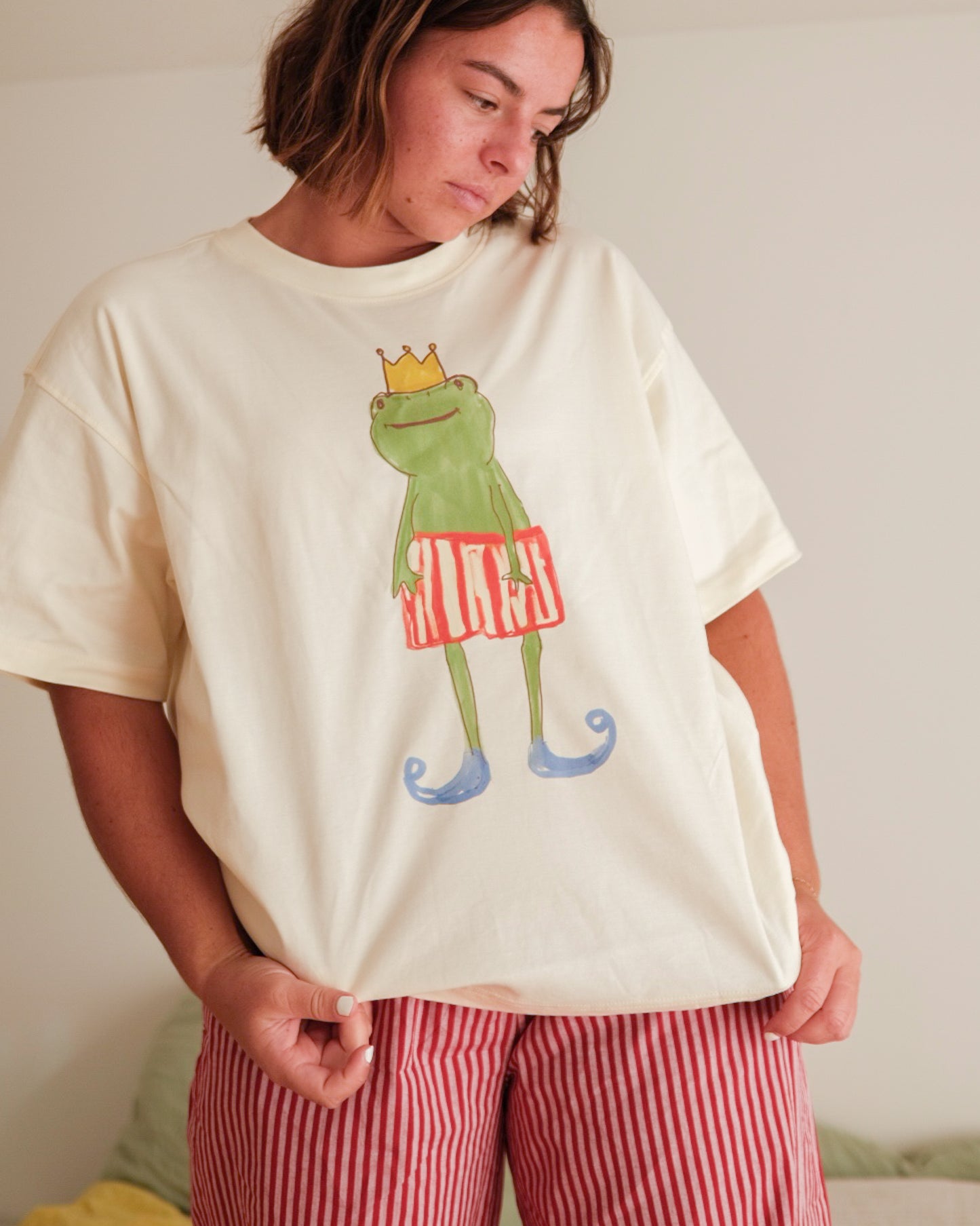 womans frog prince tee