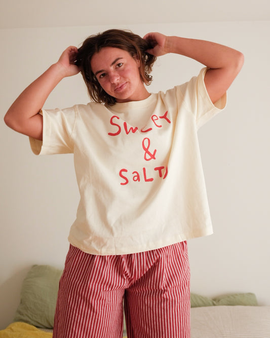 womans sweet and salty tee