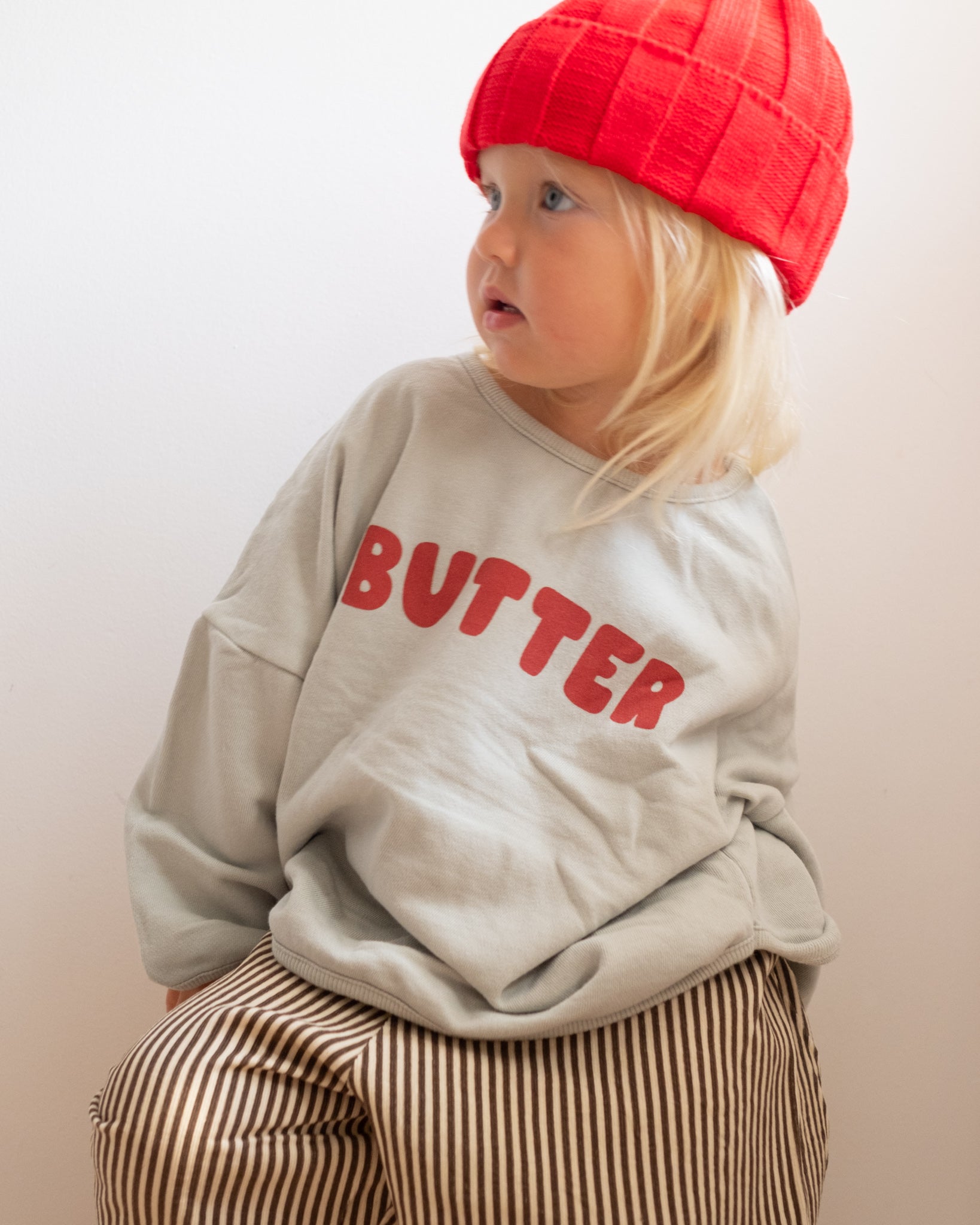 kids butter sweatshirt cocoa 1 year xs