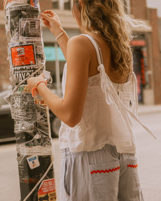 PREORDER womans ruffle pants