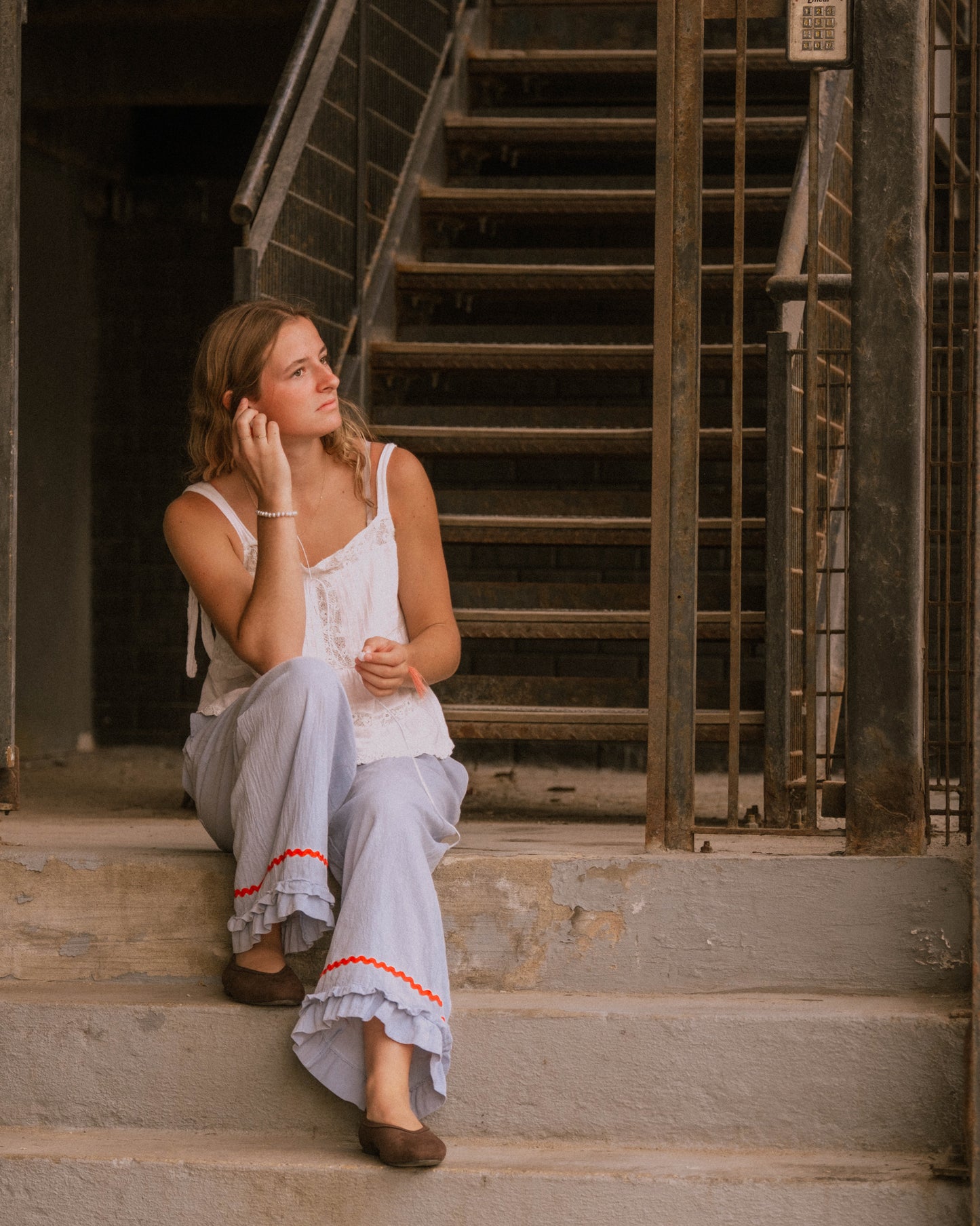 PREORDER womans ruffle pants