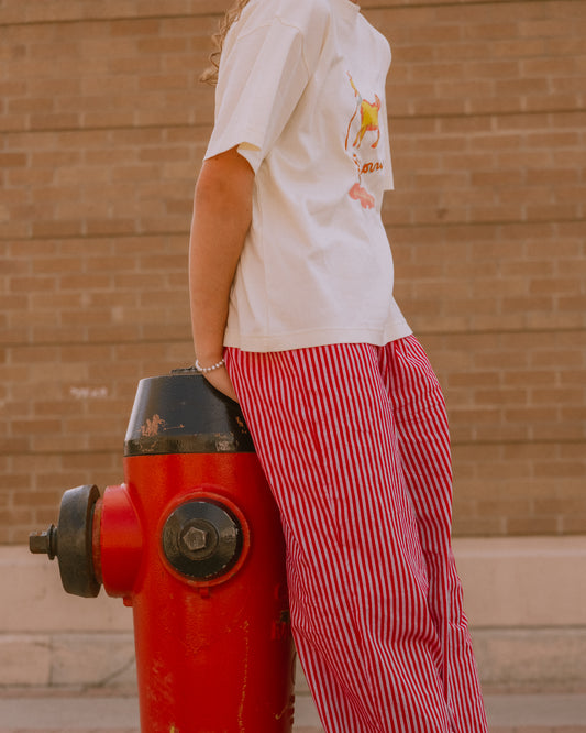 womans lottie stripe pants