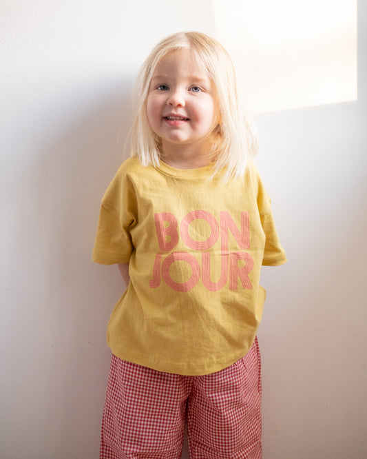 kids bonjour tee