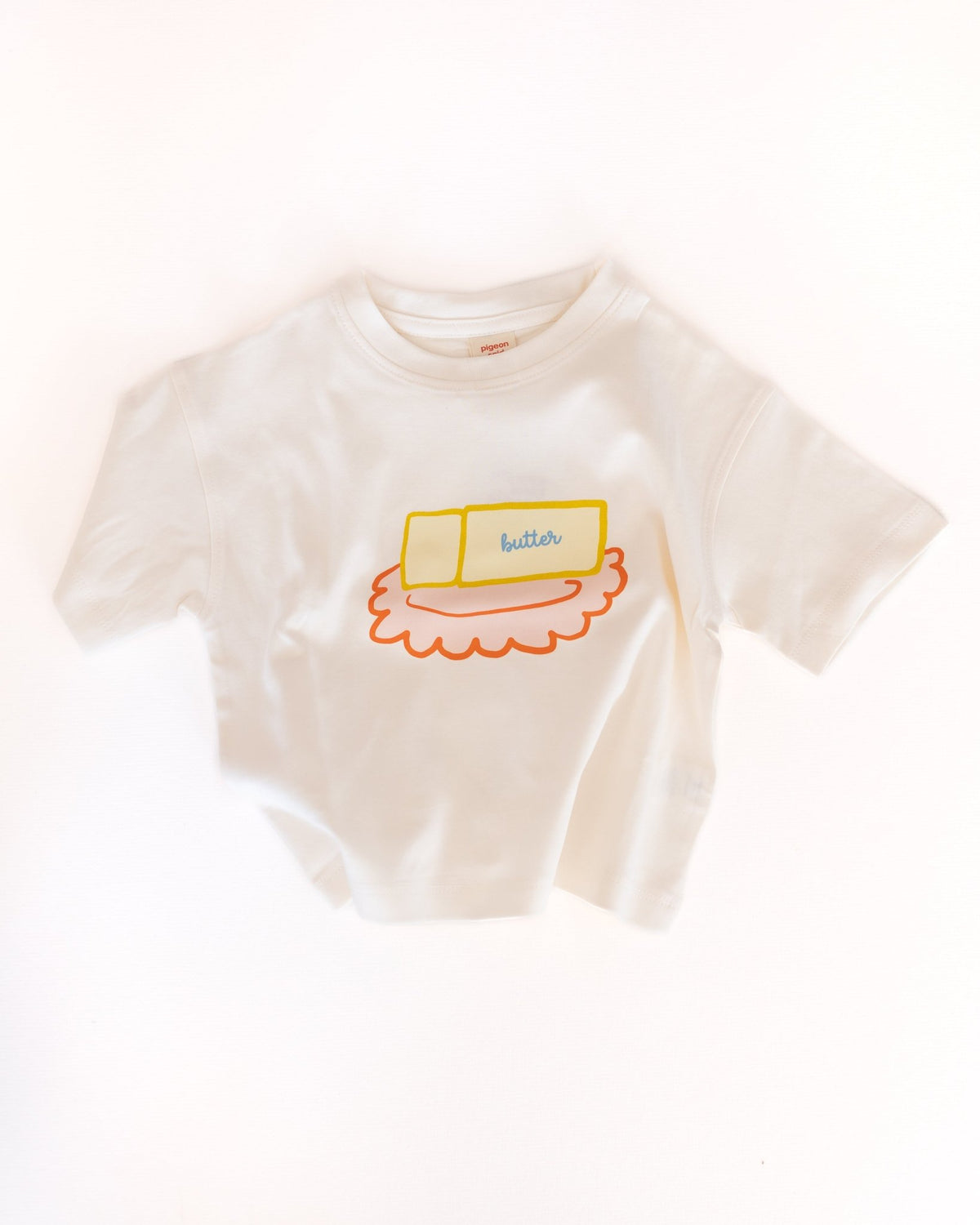 butter dish tee - Pigeon said please