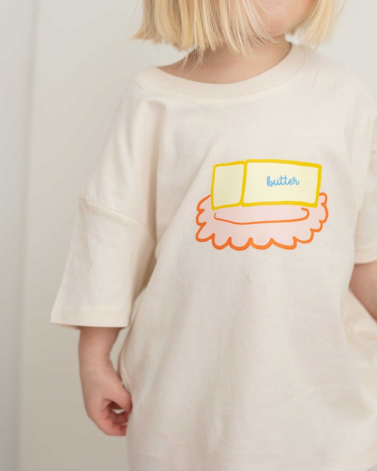 butter dish tee - Pigeon said please