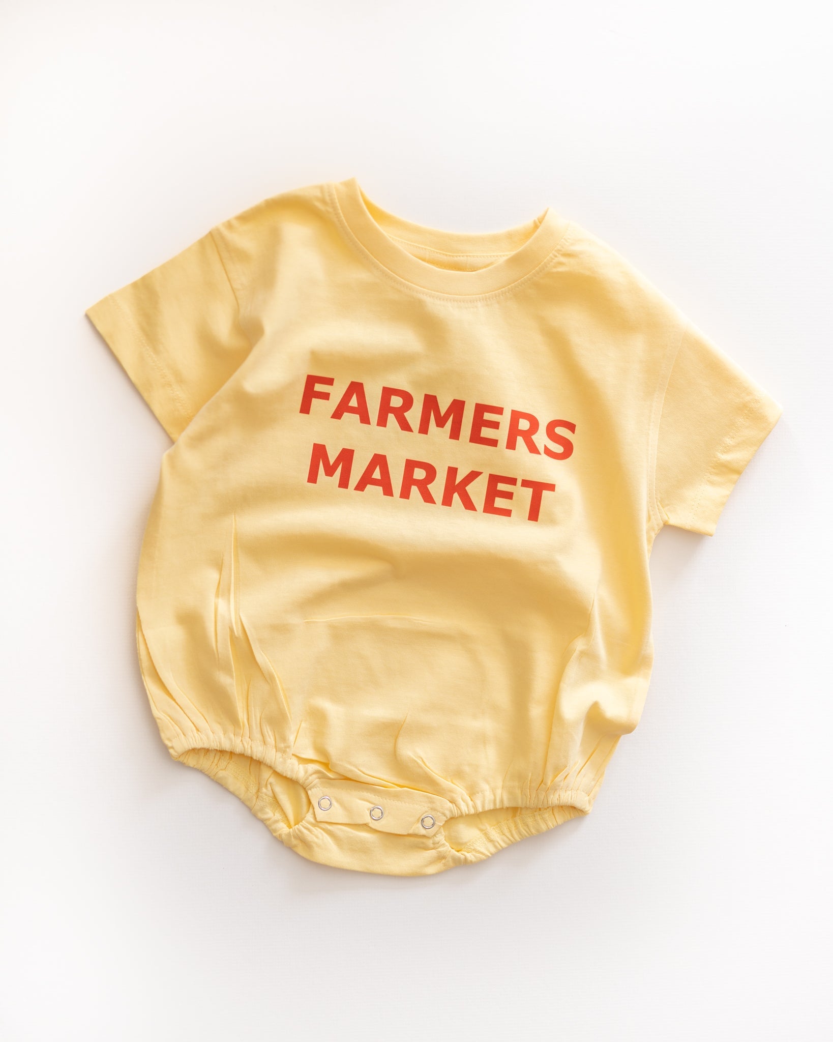 farmers market romper - Pigeon said please