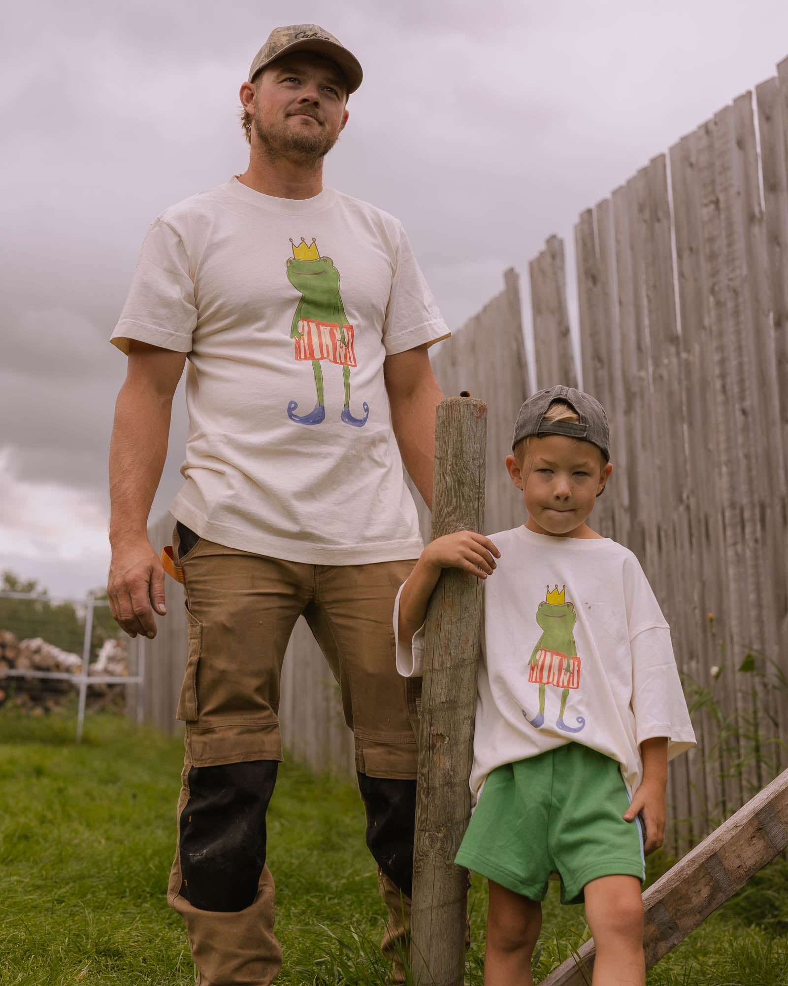 frog prince tee - Pigeon said please