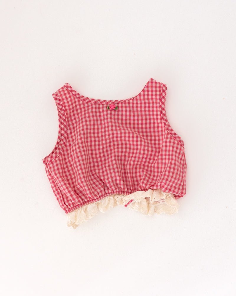 gingham blouse - Pigeon said please