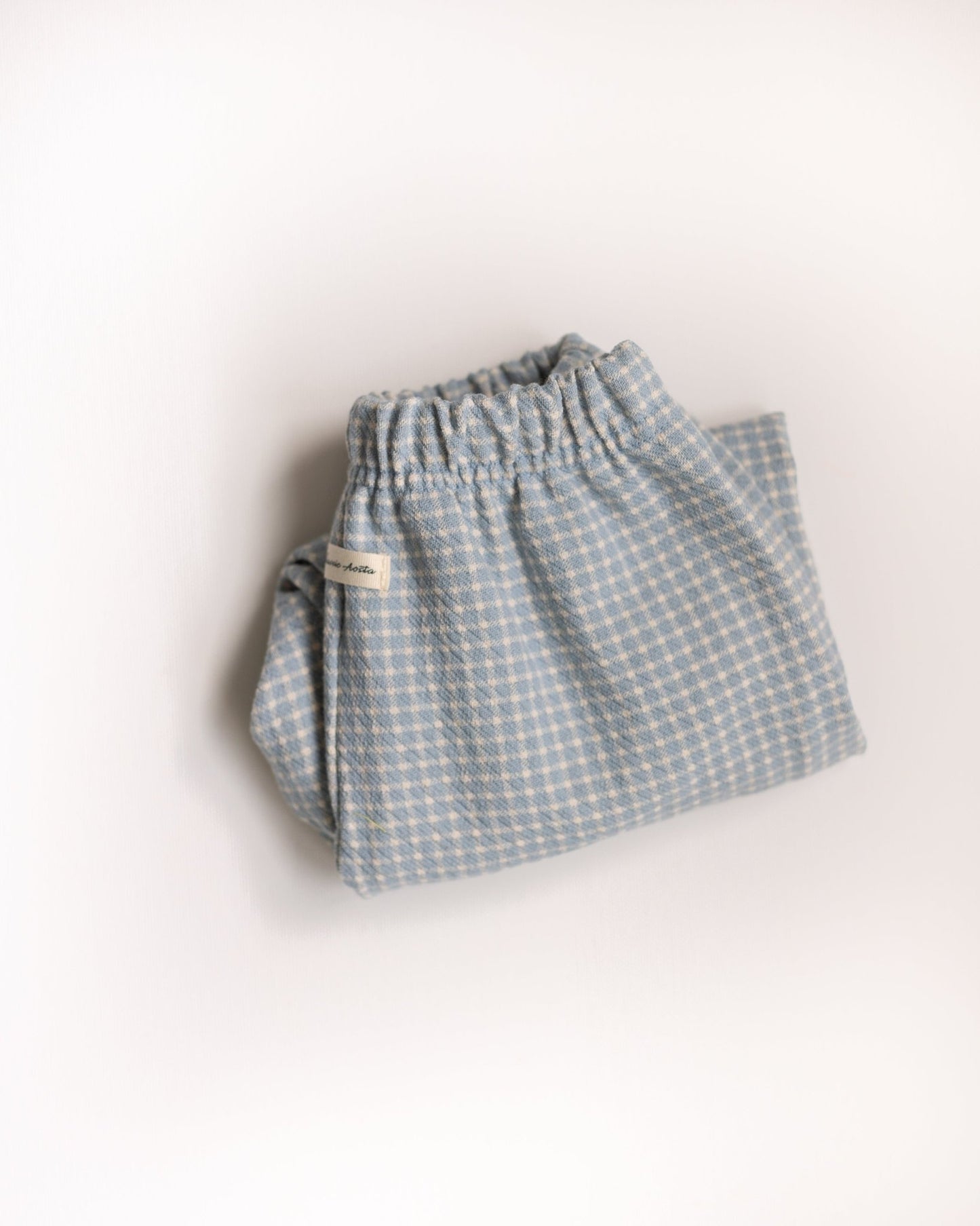 gram's table cloth pants - Pigeon said please