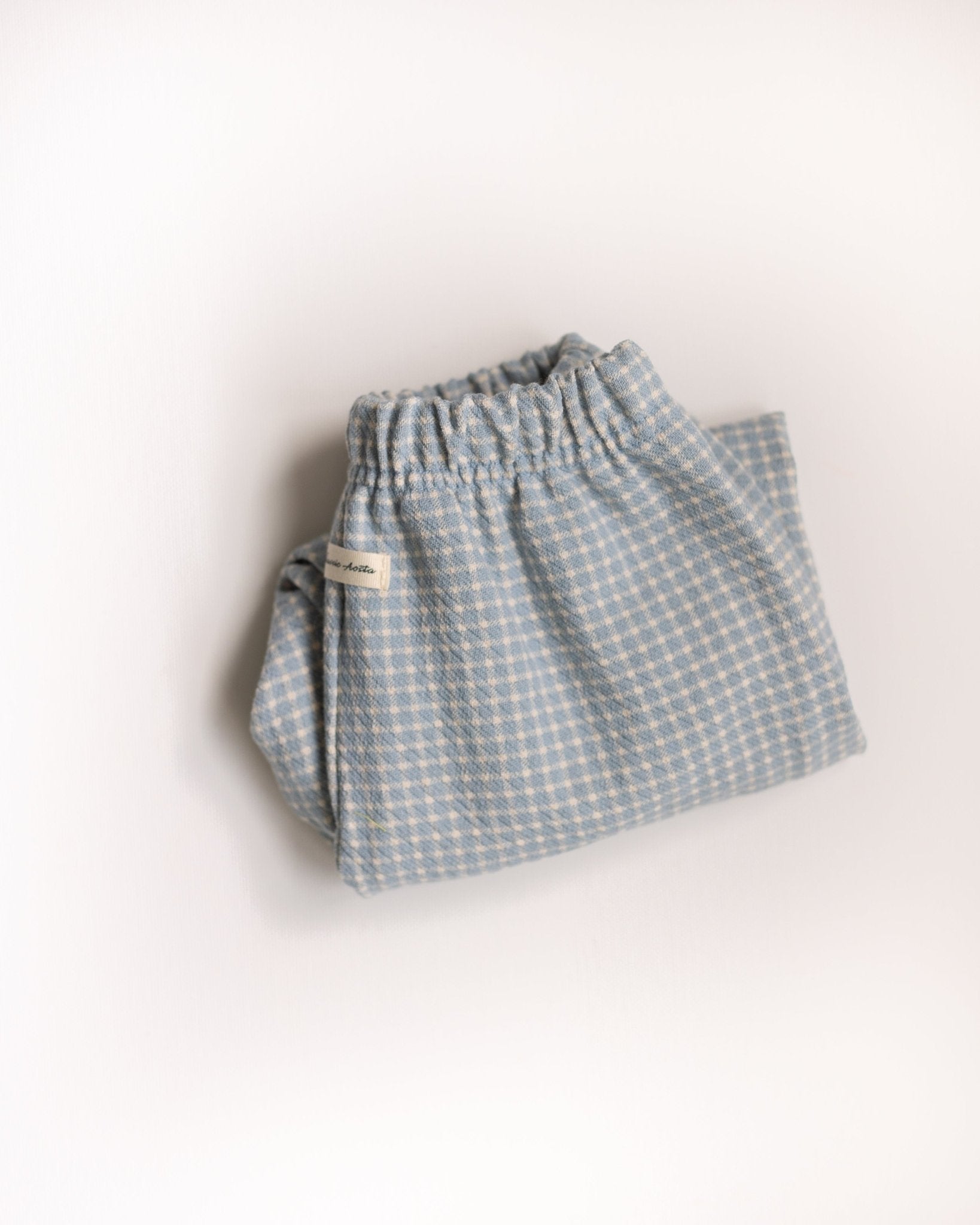 gram's table cloth pants - Pigeon said please