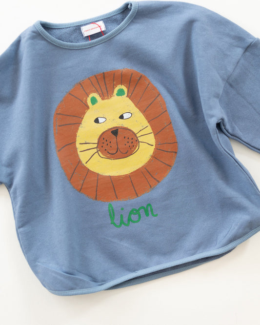 lion sweatshirt - Pigeon said please