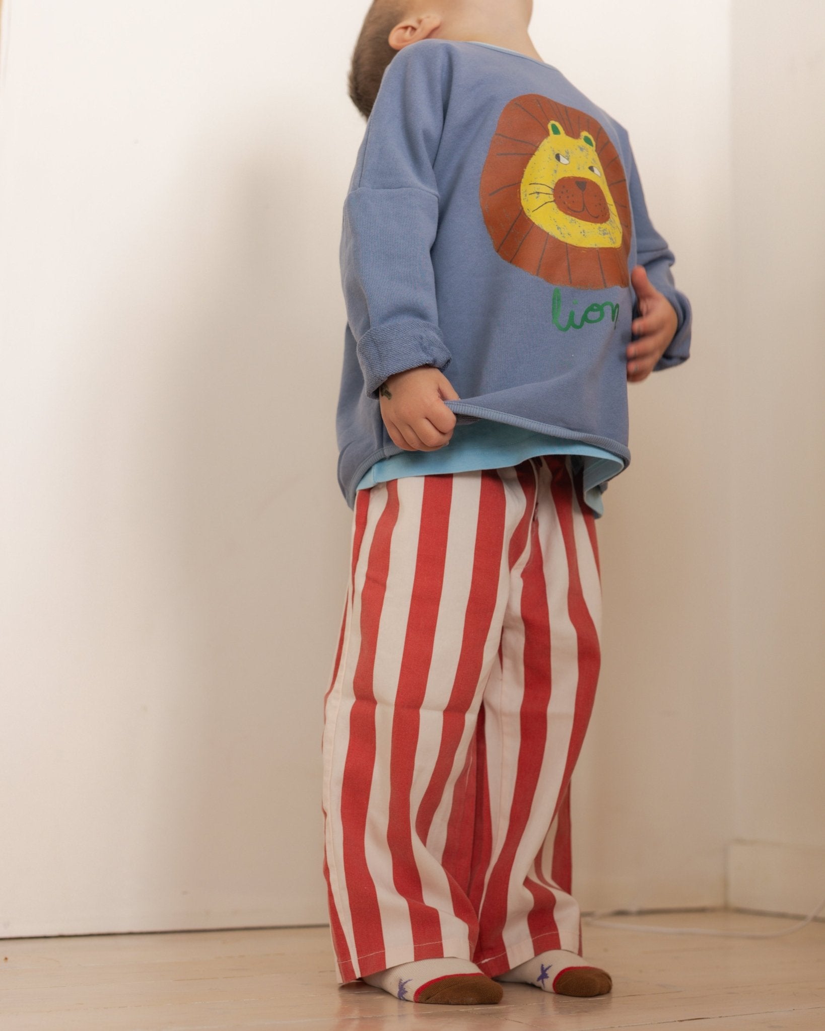 lion sweatshirt - Pigeon said please