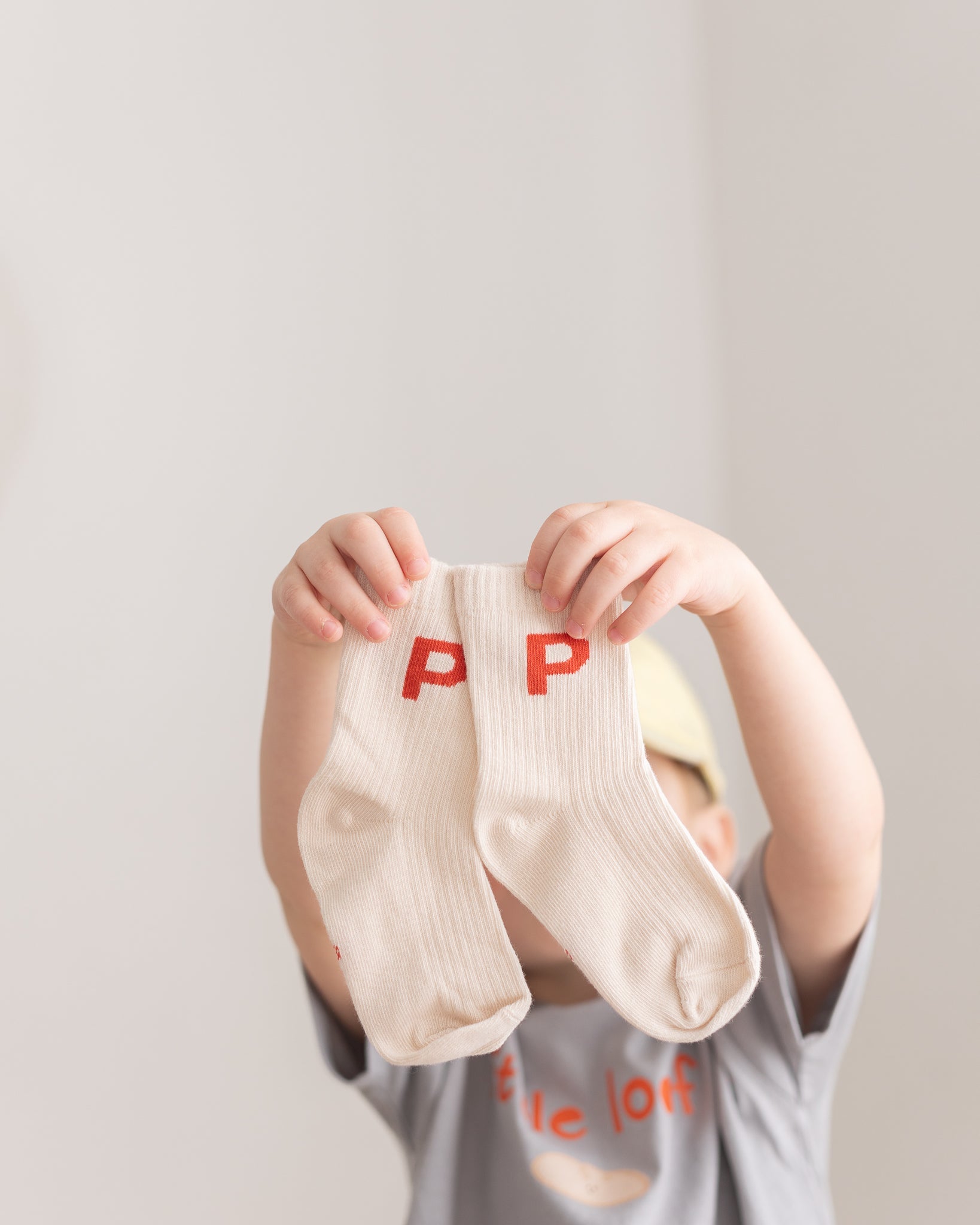 p is for please socks - Pigeon said please