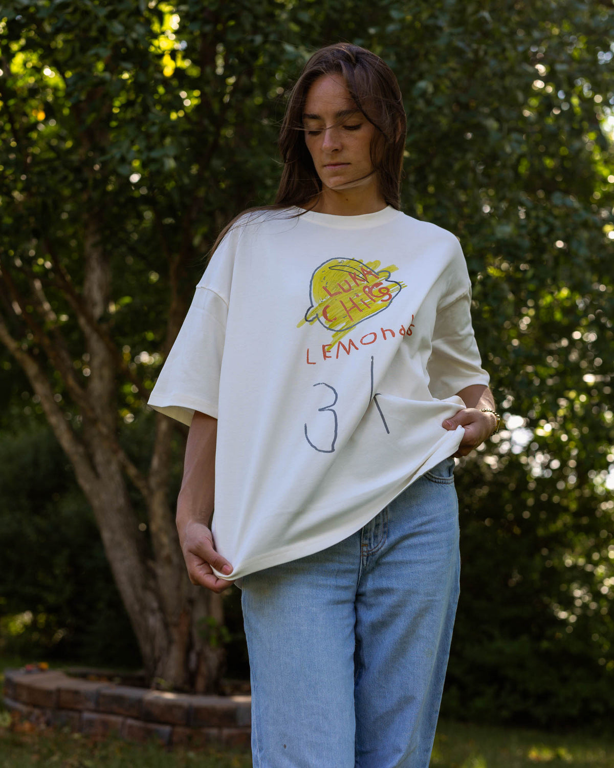 mums graphic tee with handdrawn graphic on it 