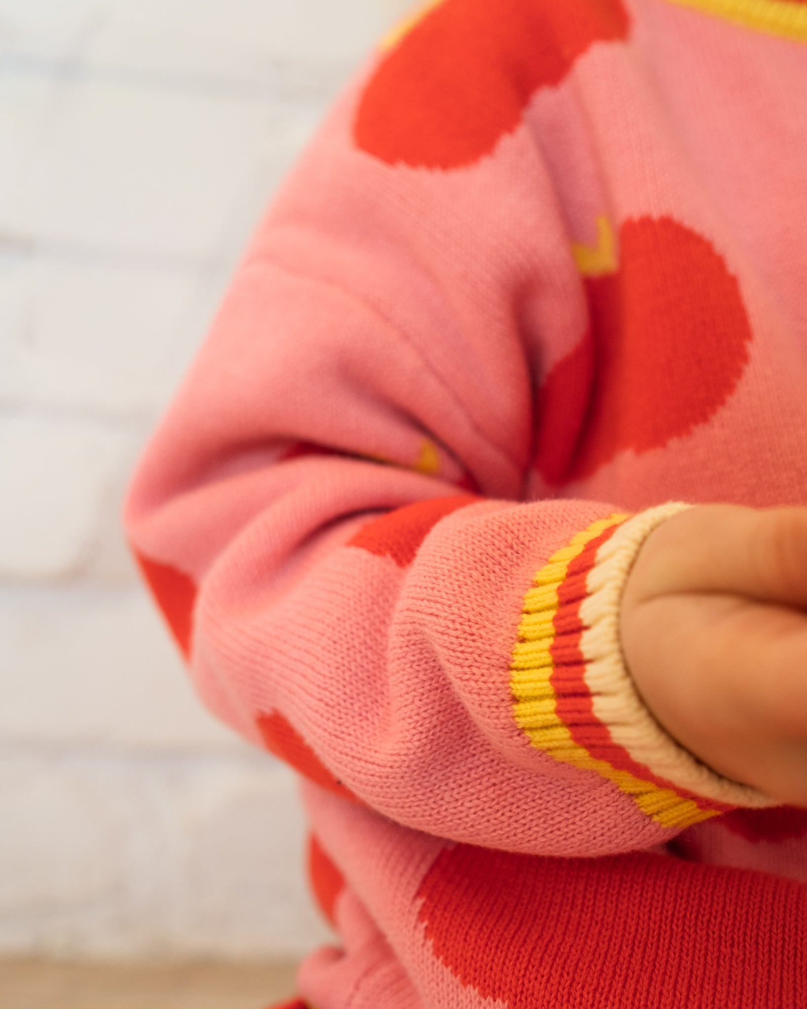 pink me knit sweater - Pigeon said please